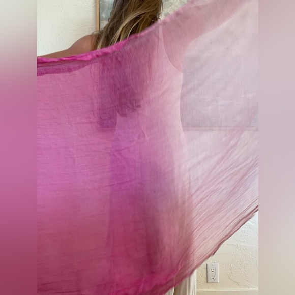 COPY - Faliero Sarti Pink Linen scarf - Picture 4 of 4